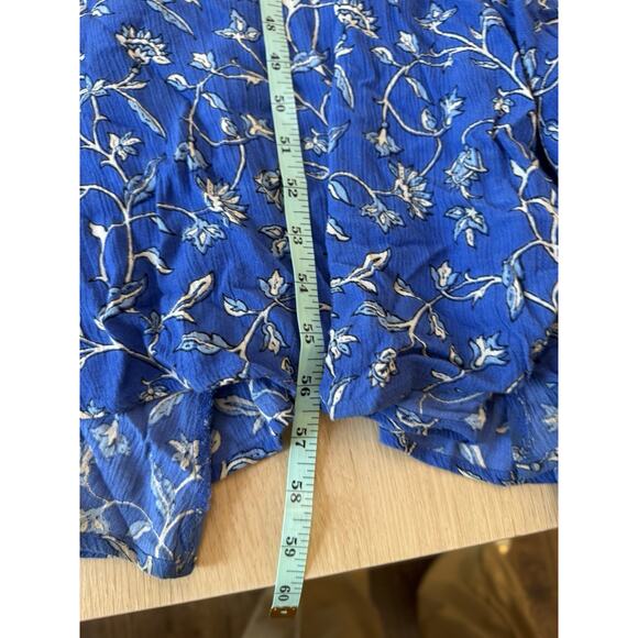 Amuse Society Revolve Summer Safari Maxi Dress Blue Coast Floral Cocktail S - Picture 9 of 10